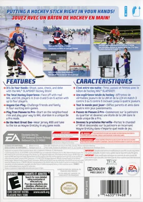 NHL SlapShot box cover back